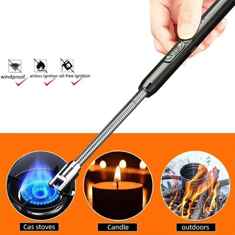 Commercial Kitchen Gas Stove - 360 ° Allumeur portatif Rechargeable de