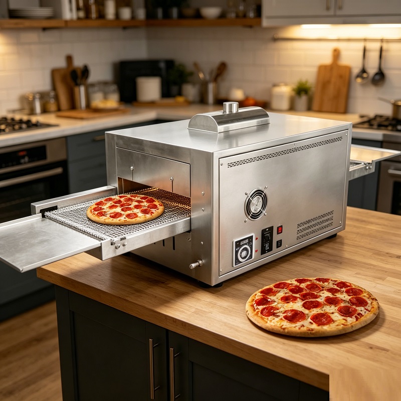 Pizza Conveyor Oven - Four à pizza au gaz commercial