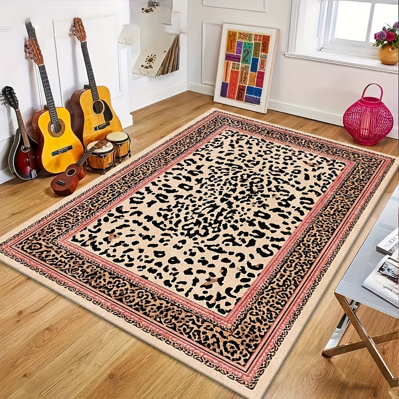 Commercial Dishwasher Table - Tapis de style rétro imprimé léopard