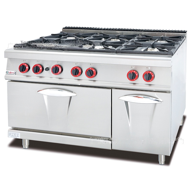 Commercial Kitchen Gas Stove - Cuisinière professionnelle verticale à gaz Jie