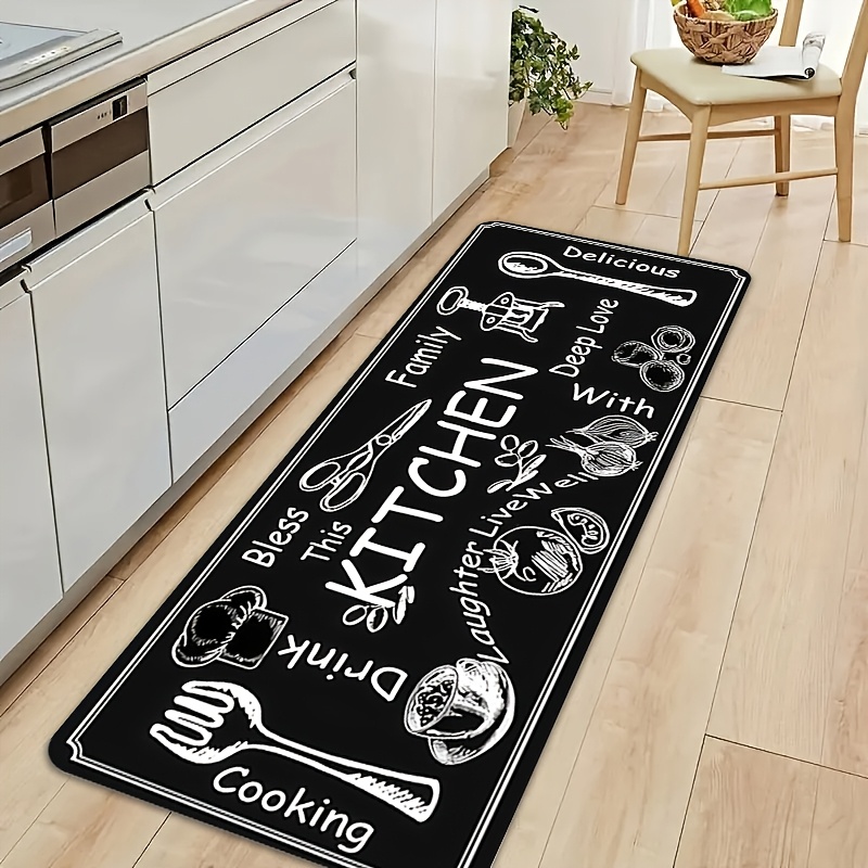 Commercial Kitchen Zones - Tapis de sol antidérapant décoratif style