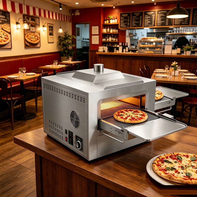 Four à pizza au gaz commercial - Pizza Conveyor Oven avis et prix